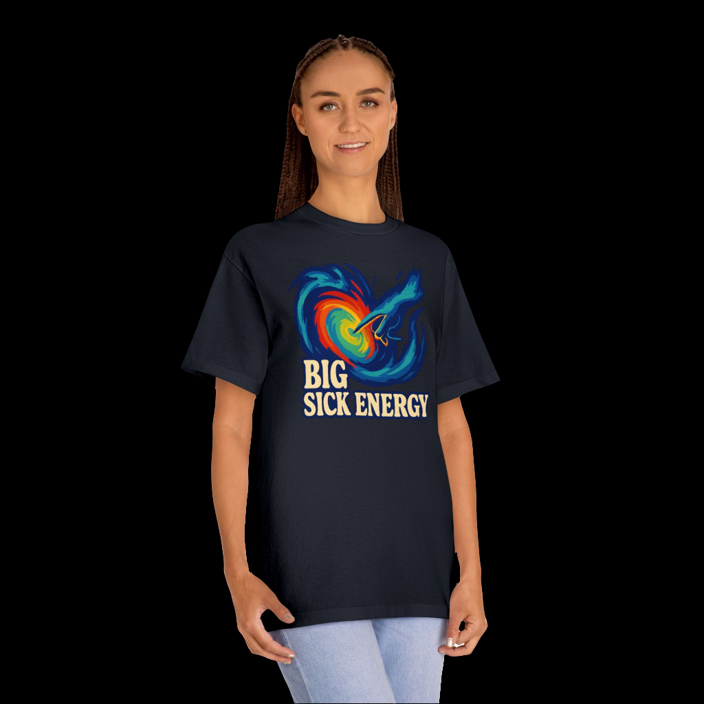 Big Sick Energy Tee | Psychedelic Vortex Graphic Shirt | Darksidelic Apparel