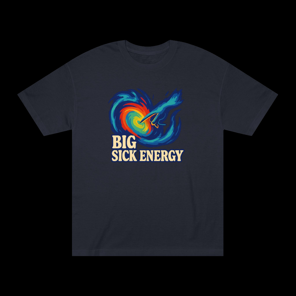 Big Sick Energy Tee | Psychedelic Vortex Graphic Shirt | Darksidelic Apparel