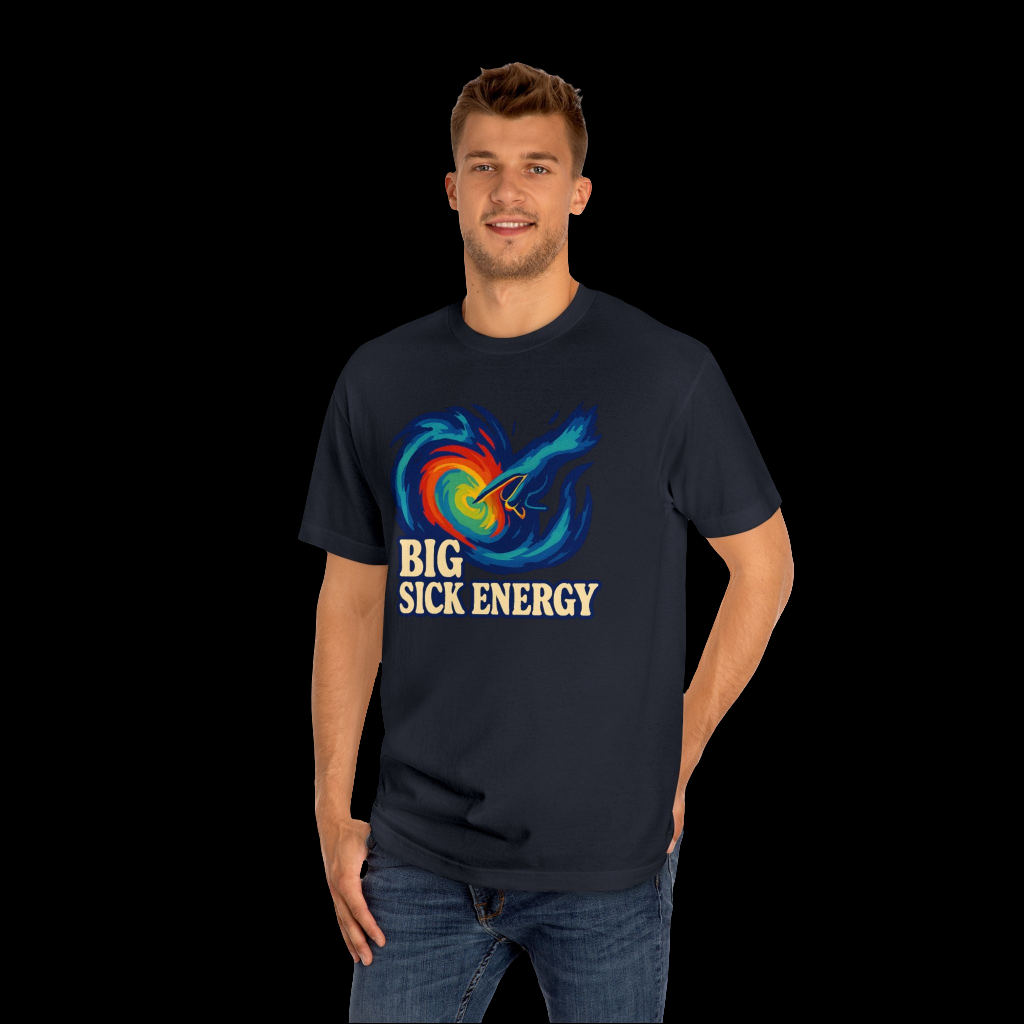 Big Sick Energy Tee | Psychedelic Vortex Graphic Shirt | Darksidelic Apparel